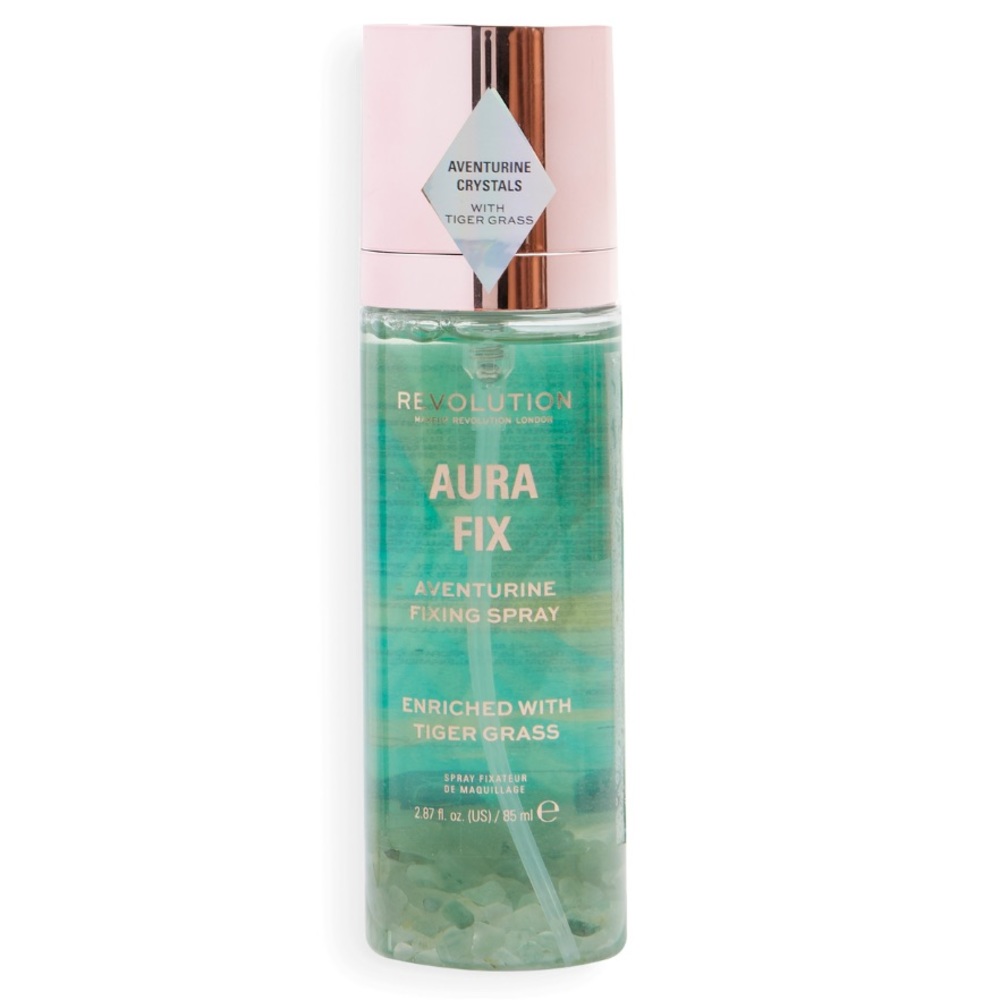 LAST 1! Makeup Revolution Crystal Aura Fix Makeup Fixing Spray Aventurin